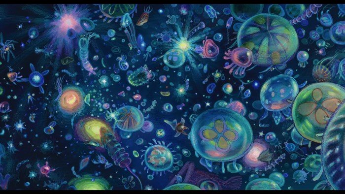 Ponyo microscopic sea creatures