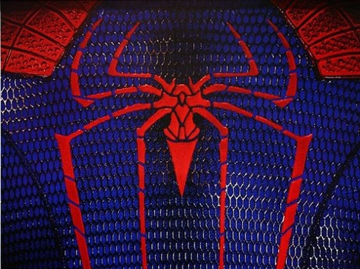 The Amazing Spider-Man suit detail