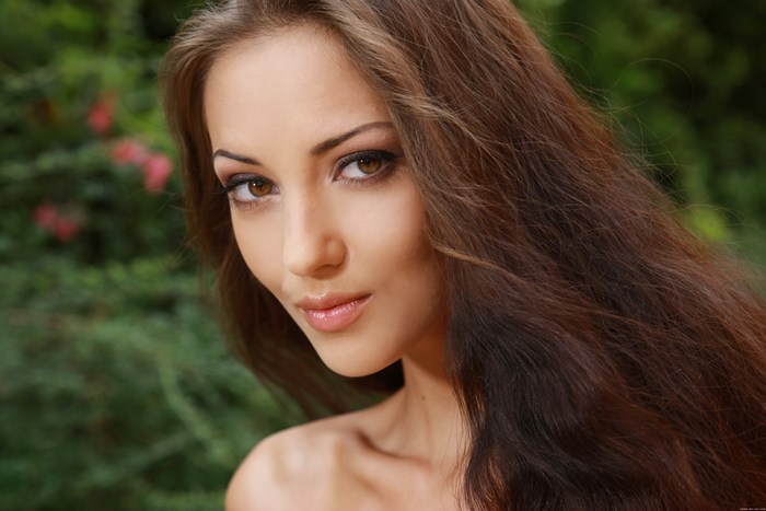 Beautiful Portrait of Anna Sbitnaya Outdoors