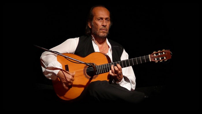 Man Playing Classical Guitar Paco de Lucia