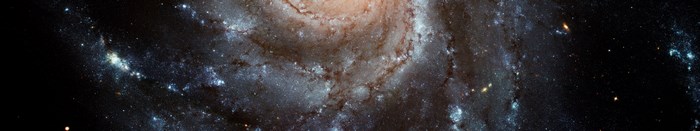 Galaxy spiral arms with stars and nebulae