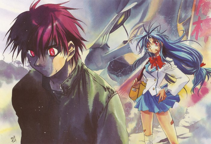 Full Metal Panic! Sousuke Sagara and Kaname Chidori