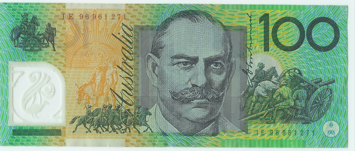 Australian 100 Dollar Banknote