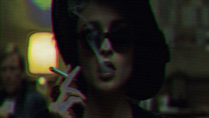 Marla Singer from Fight Club smoking