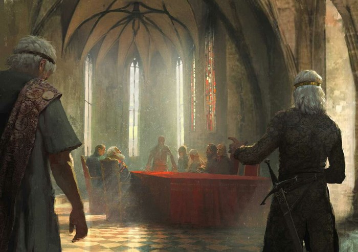 A Song of Ice and Fire council meeting