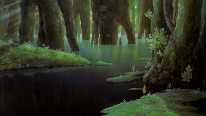 Princess Mononoke forest swamp