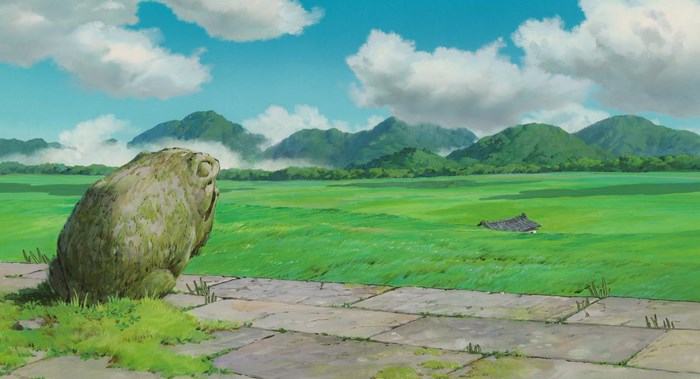 Serene Landscape Inspired by Spirited Away