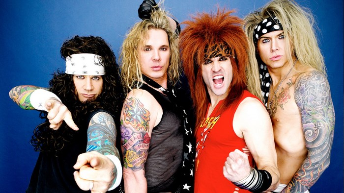 Steel Panther band members posing