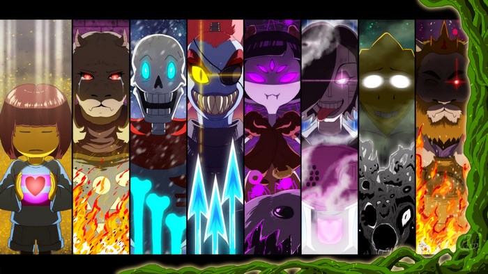 Undertale characters montage