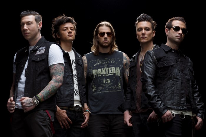 Avenged Sevenfold band members posing