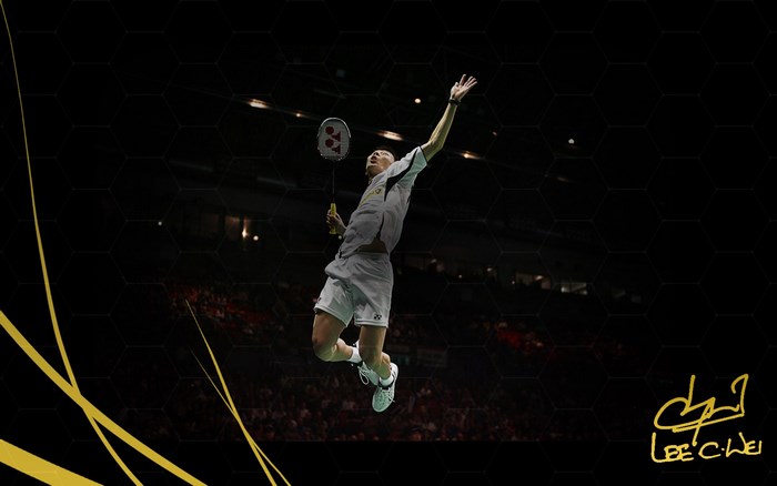 Lee Chong Wei playing badminton