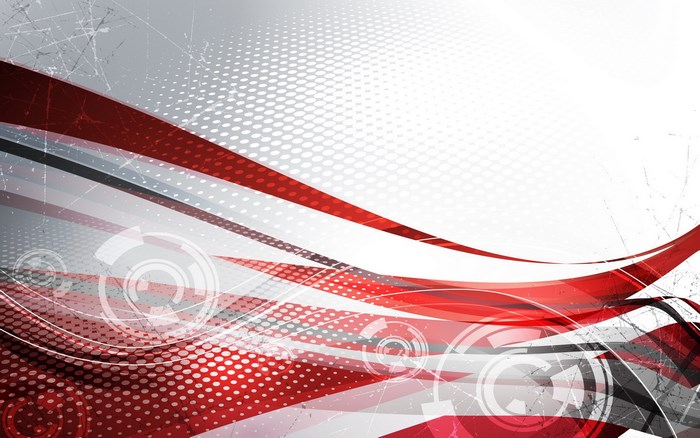 Abstract Red and Gray Widescreen Vector Background