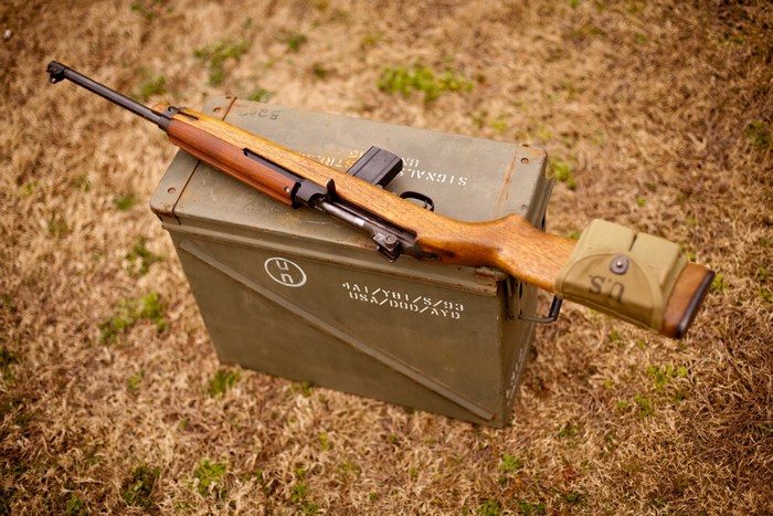 M1 Carbine on Ammo Crate