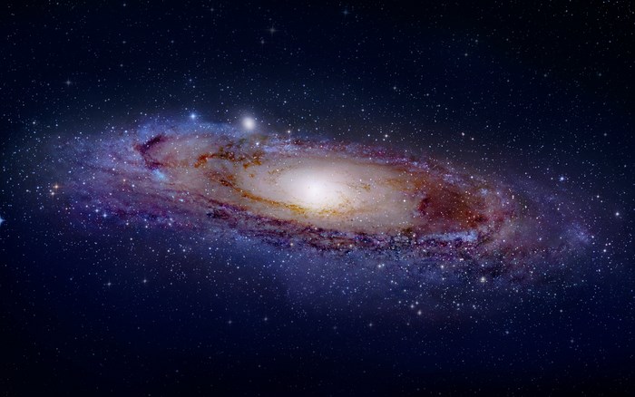Galaxy in space