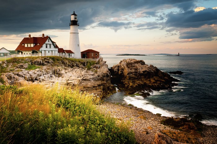 Portland Head Light Lighthouse Maine Coast