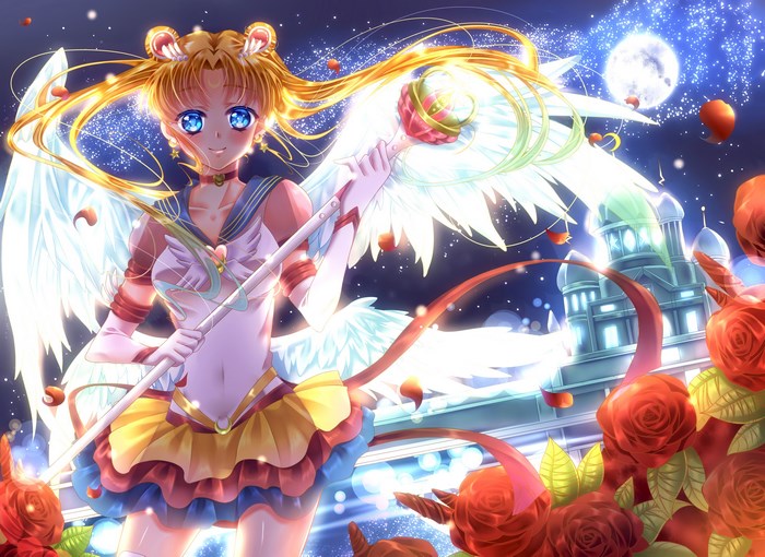 Sailor Moon with Wings and Scepter