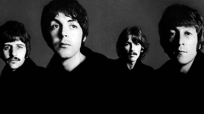 The Beatles band members portrait