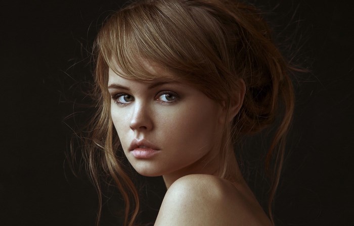 Anastasia Shcheglova Portrait with Red Hair