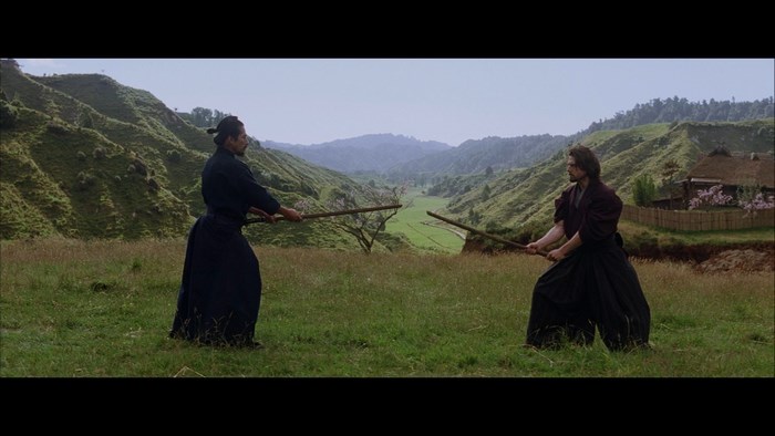 The Last Samurai duel in a valley