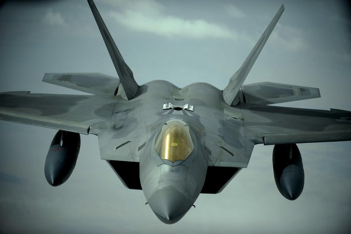 Lockheed Martin F-22 Raptor in flight