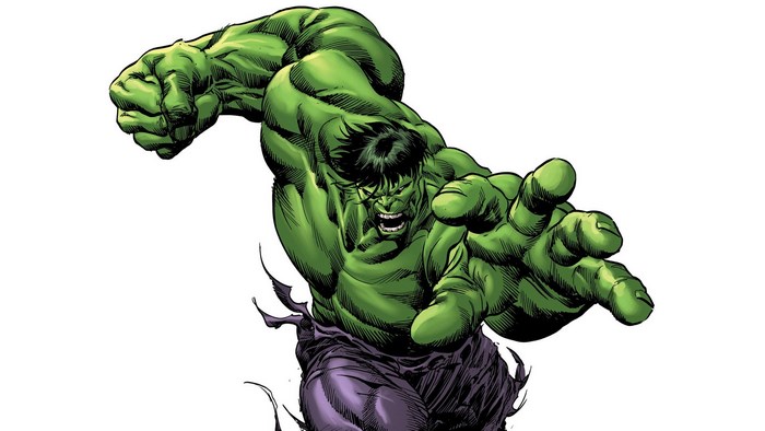 Hulk reaching forward