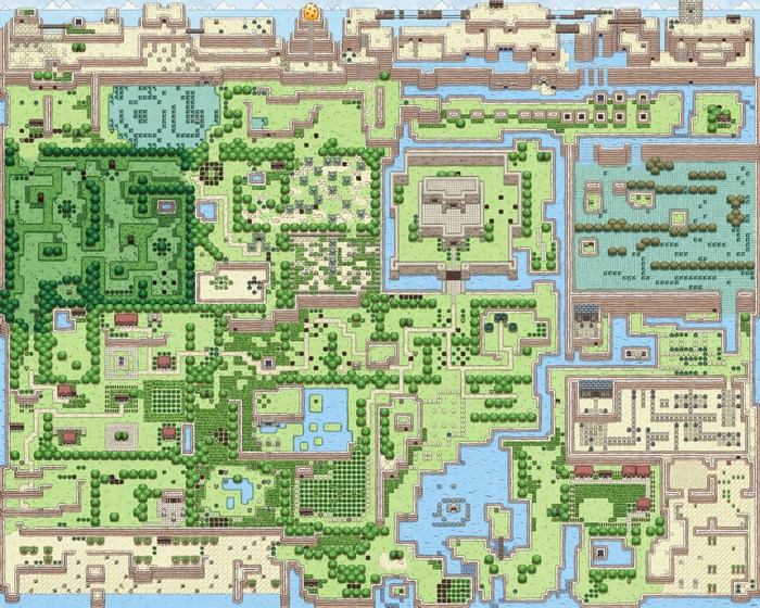 The Legend of Zelda: Link's Awakening map