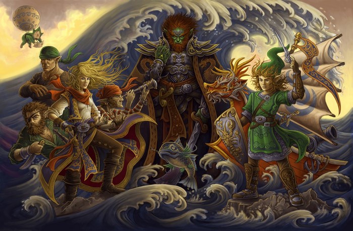 Characters from The Legend of Zelda: The Wind Waker