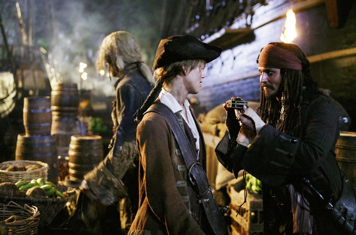 Will Turner and Jack Sparrow from Pirates of the Caribbean: Dead Man's Chest