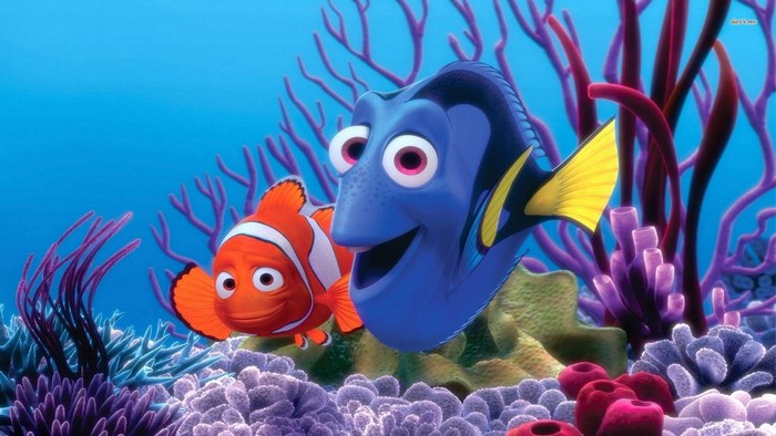 Nemo and Dory from Finding Nemo