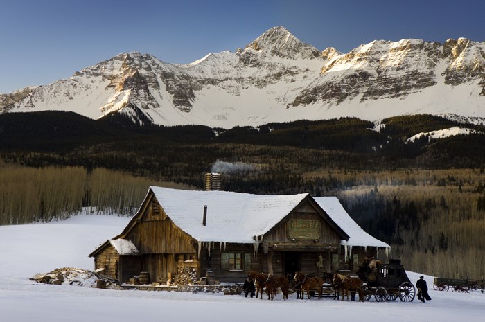 The Hateful Eight western scene