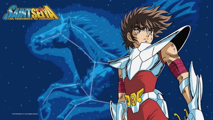 Saint Seiya Character with Pegasus Constellation