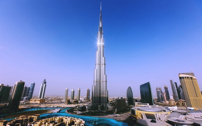 Burj Khalifa and Dubai skyline