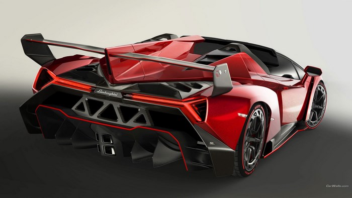 Lamborghini Veneno Roadster rear view