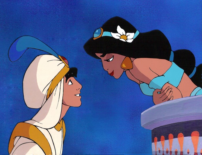 Aladdin and Jasmine from Aladdin