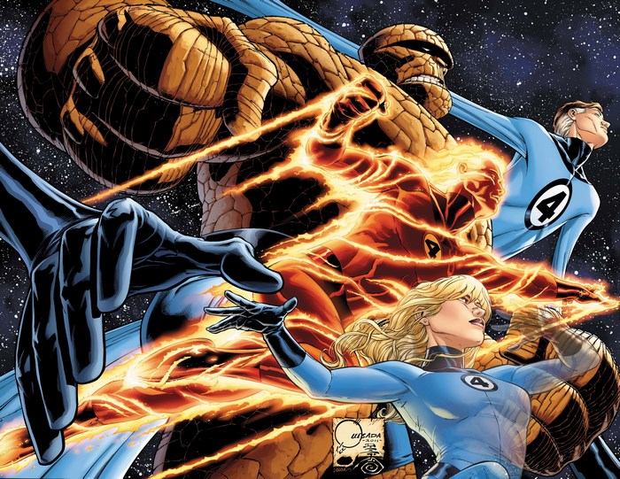 The Fantastic Four in Space