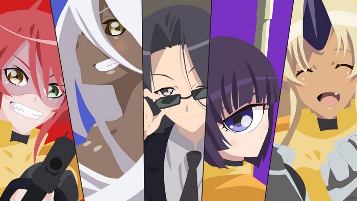 Monster Musume characters collage
