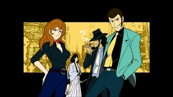 Lupin III and companions in Cagliostro