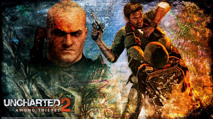Uncharted 2: Among Thieves game poster