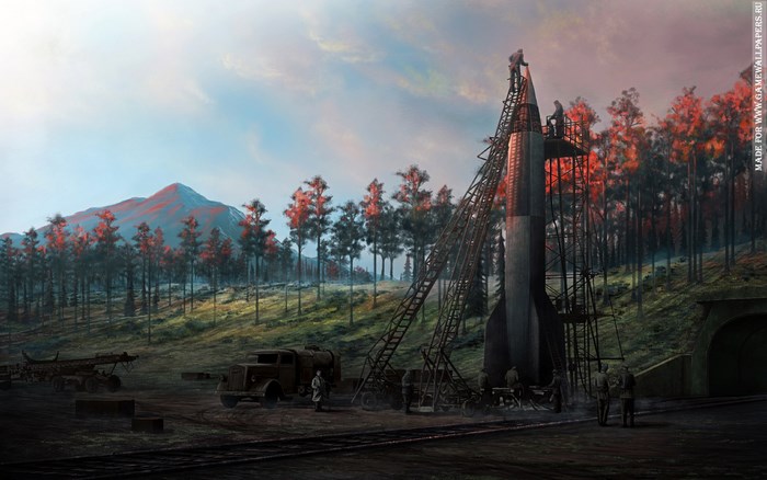 Hearts of Iron IV game rocket launch site