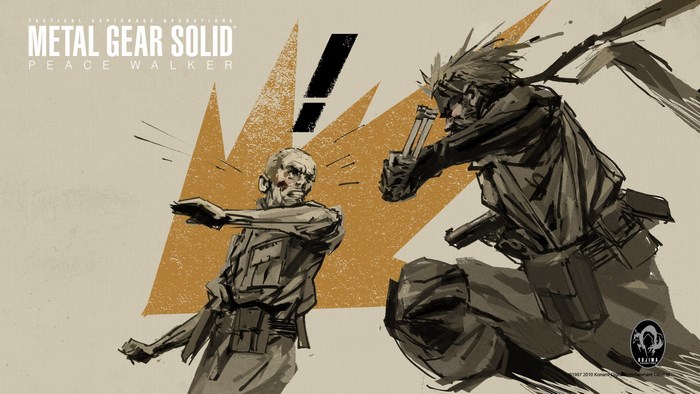 Snake from Metal Gear Solid: Peace Walker in combat