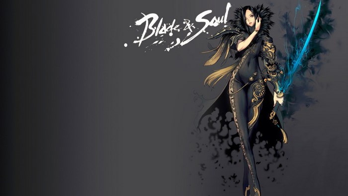 Blade & Soul game character with glowing sword