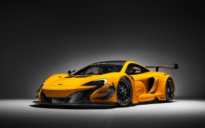 Yellow McLaren Sports Car with Aerodynamic Design