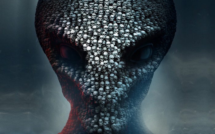 Alien made of skulls from XCOM 2