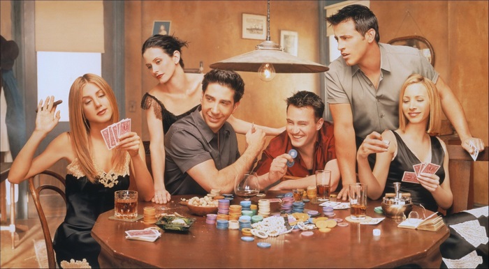Friends TV Show Poker Night