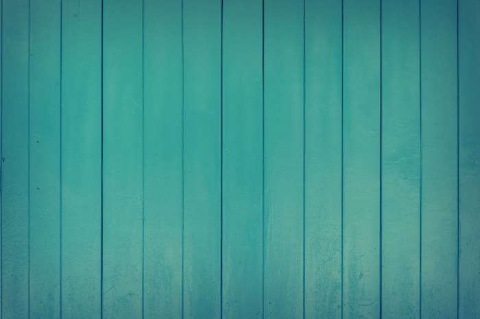 Turquoise wooden planks texture 4K