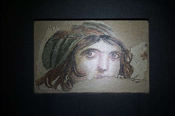 Gypsy Girl Mosaic from Zeugma Museum, Gaziantep 4K