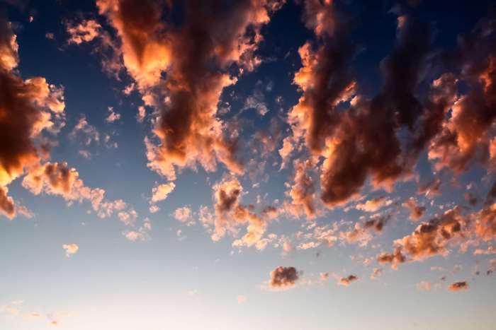 Sunset clouds 4K