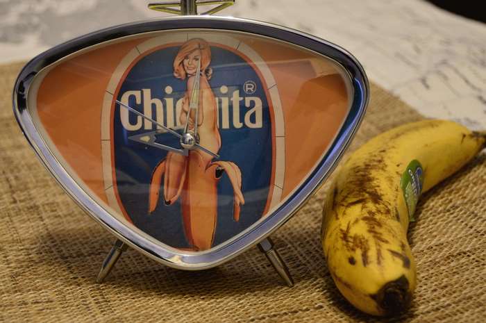 Chiquita alarm clock with a banana