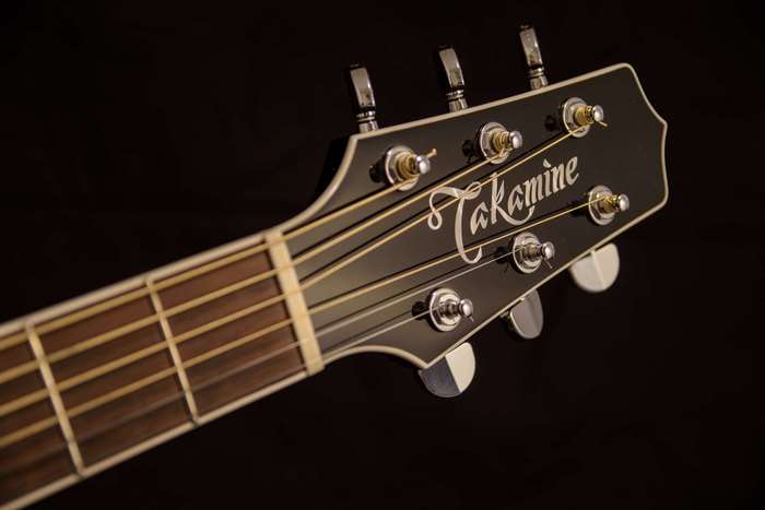Takamine Acoustic Guitar Headstock Close-up