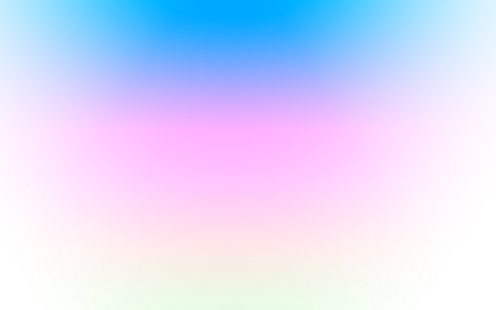 Abstract gradient of blue, pink, and green